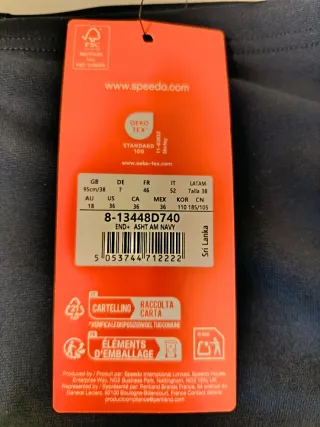 Speedo Costume da Bagno Aquashort Eco Endurance