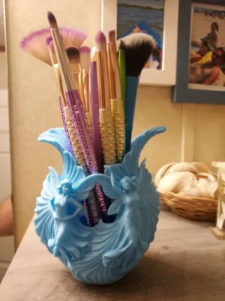 Soporte Brochas Maquillaje Hadas