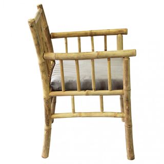 Sedia in Bamboo Naturale da Giardino Stile Boho