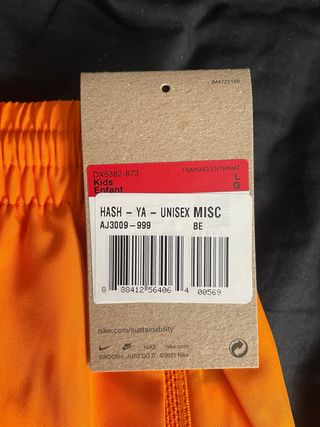 Pantalones cortos Nike Naranja 147-158 cm TALLA L