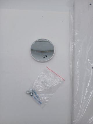 Specchio per trucco Hollywood con luce, specchio da toeletta con 15 lampadine LED e porta di ricarica USB, 3 modalità di illuminazione regolabili