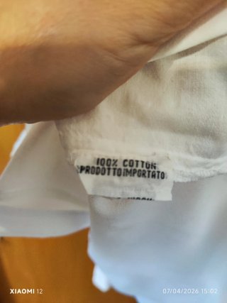 Abito smanicato stile vintage bianco L