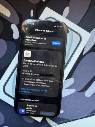 iPhone 15 Negro 100% batería