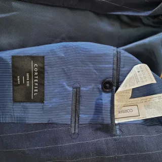 Americana Cortefiel Raya Azul, modelo slimfit
