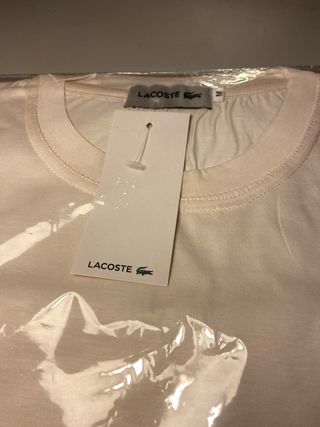 Camiseta Lacoste Blanca Talla M