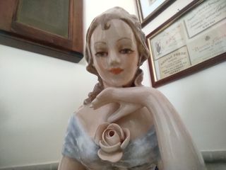 Scultura Guido Cacciapuoti Dama in Lettura Anni 30