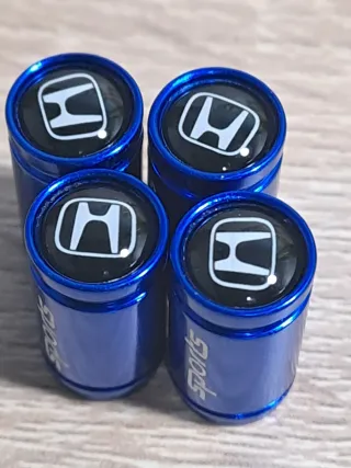 Tapones Válvula Honda Sports Azul