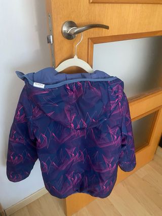 Anorak Nieve Niña Azul y Rosa
