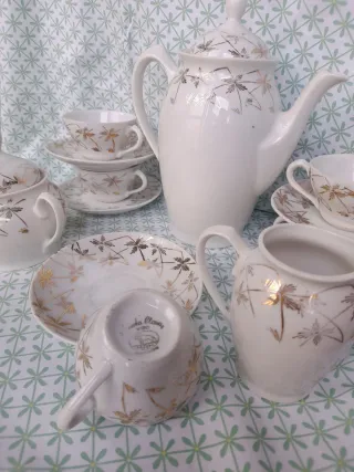 Juego de café antiguo