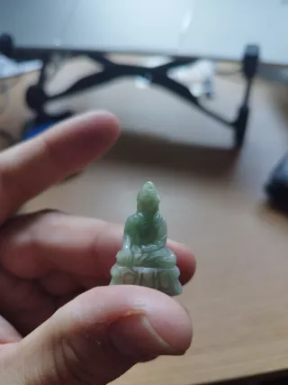 Buda de Jade Auténtico Tailandés