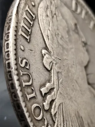 8 Reales 1807 Carlos IV México Plata