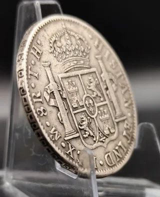 8 Reales 1807 Carlos IV México Plata