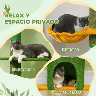 Árbol para Gatos Suelo-Techo 230-275 cm