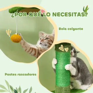 Árbol para Gatos Suelo-Techo 230-275 cm