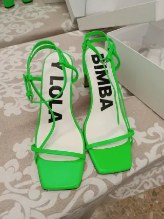 Sandalias Bimba y Lola Verdes
