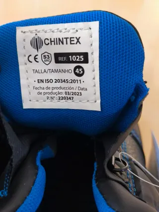 Botas de seguridad Chintex 1025 (Nuevas)