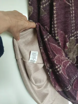 Falda larga estampada floral