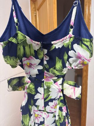 Vestido largo estampado floral