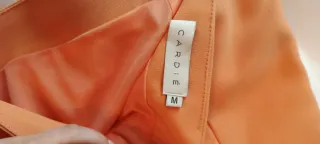 Vestido naranja manga larga