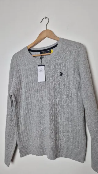 Camisola mulher Polo Ralph Lauren L Cinza Malha