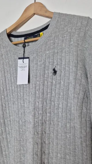 Camisola mulher Polo Ralph Lauren L Cinza Malha