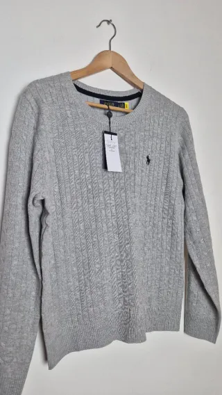 Camisola mulher Polo Ralph Lauren L Cinza Malha