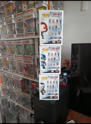 Funko Pop! Civil War Captain America 125