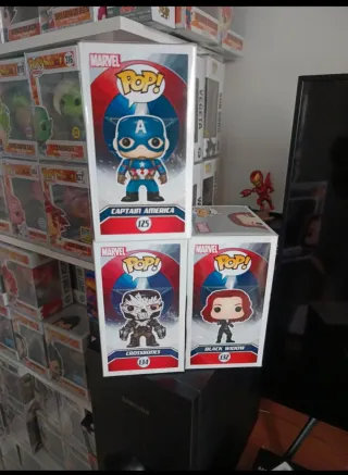 Funko Pop! Civil War Captain America 125