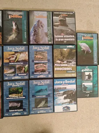 Lote DVDs Trofeo Pesca y Jara Sedal bass lucio