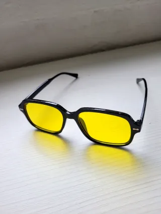 Occhiali da sole vintage lenti gialle