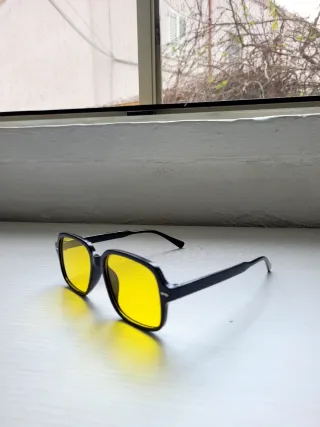 Occhiali da sole vintage lenti gialle