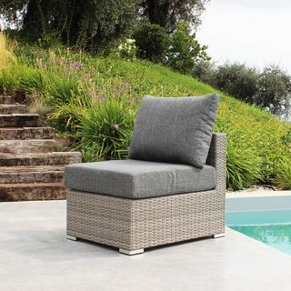 Poltrona Relax per Esterni PolyRattan e Alluminio