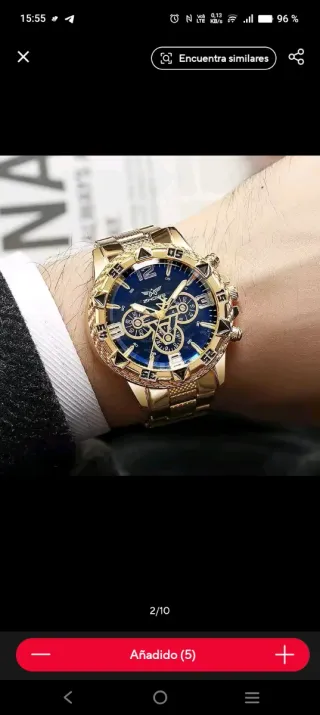 Relojes ZHOWE Oro y Plata