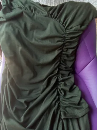 VESTIDO VERDE MILITAR AJUSTADO SIN ESTRENAR