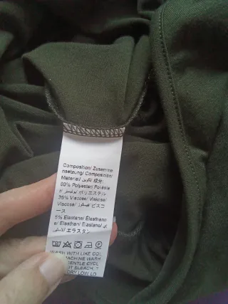 VESTIDO VERDE MILITAR AJUSTADO SIN ESTRENAR