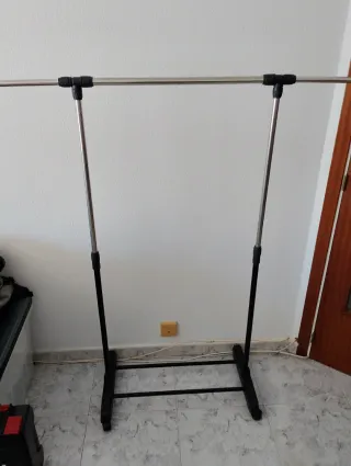 Burro perchero ropa metal y plástico