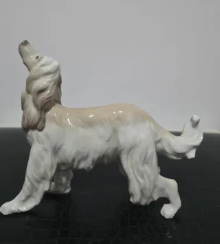 LLADRO IN PERRO GALGO AFGANO FIGURA PORCELANA