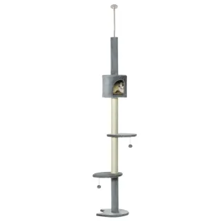 Árbol Rascador para Gatos Fijación Techo