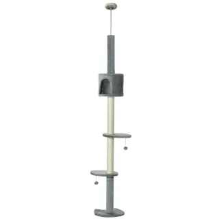 Árbol Rascador para Gatos Fijación Techo
