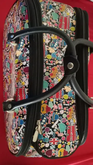 Bolso de viaje con estampado Londres