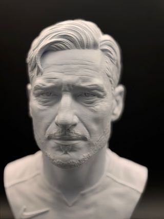 Busto 3D Francesco Totti - Altezza 25cm