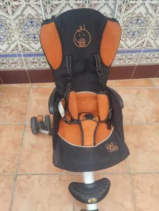 Silla de paseo bebé naranja/negra LEER DESCRIPCIÓN