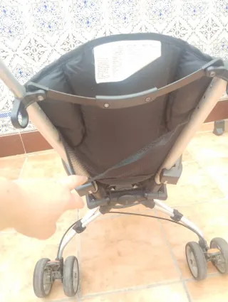 Silla de paseo bebé naranja/negra LEER DESCRIPCIÓN