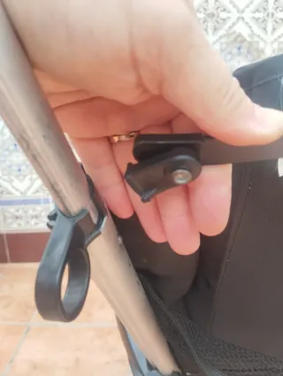 Silla de paseo bebé naranja/negra LEER DESCRIPCIÓN
