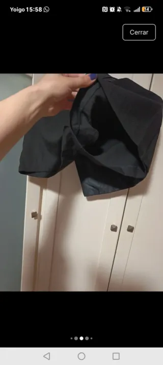 Minifalda pantalón corto negro