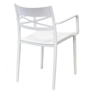 Sedia in Polipropilene Bianca Design per Esterni