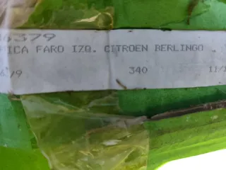 Óptica Faro Izquierdo Citroen Berlingo NUEVO