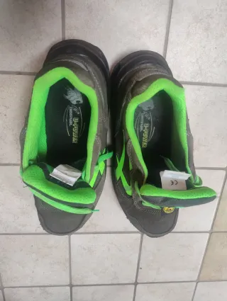 Scarpe uomo lavoro grigie verdi