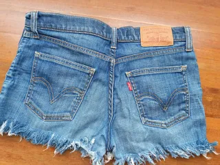 Levi's Shorts Vaqueros Deshilachados Talla XS