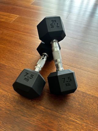 Set Mancuernas Hexagonales technogym